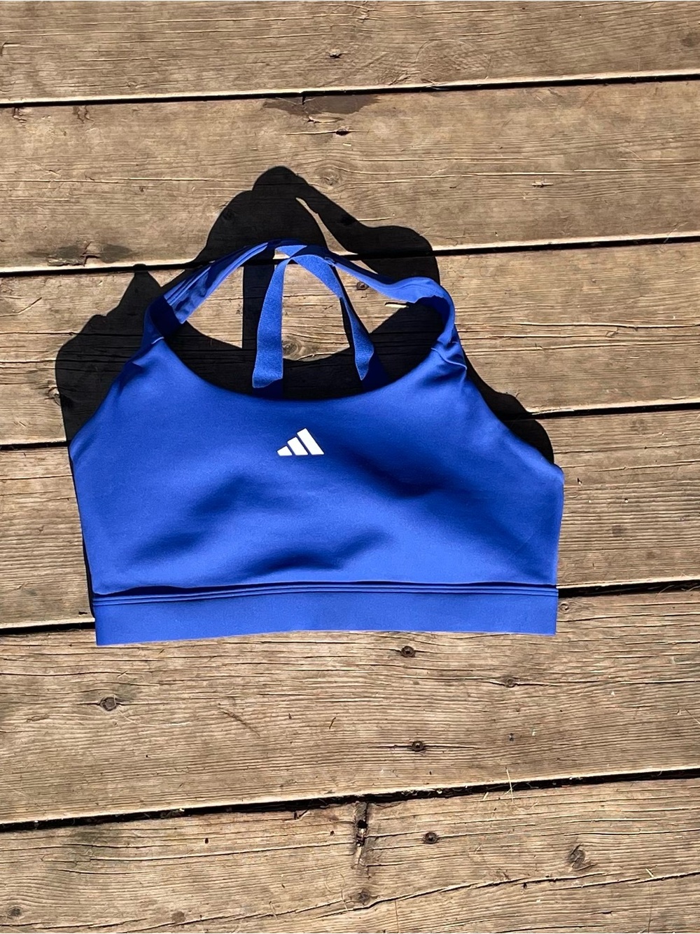 adidas Women's Royal Blue Racerback Swim Sports Bra